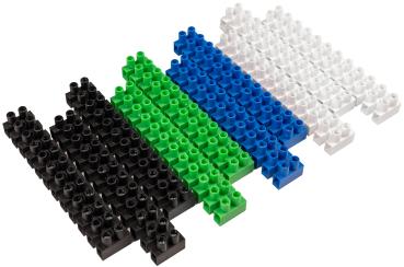 Europa-Norm-Lüsterklemme, farbig sortiert 2,5 - 4,0 mm² - 10er Set