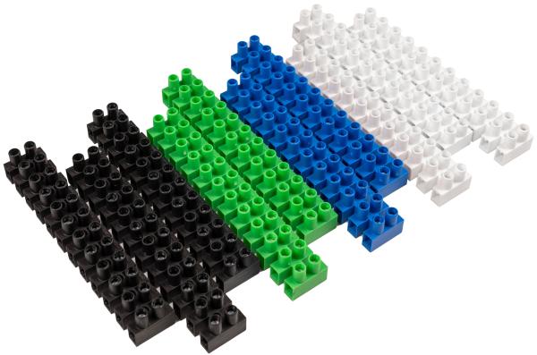 Europa-Norm-Lüsterklemme, farbig sortiert 2,5 - 4,0 mm² - 10er Set