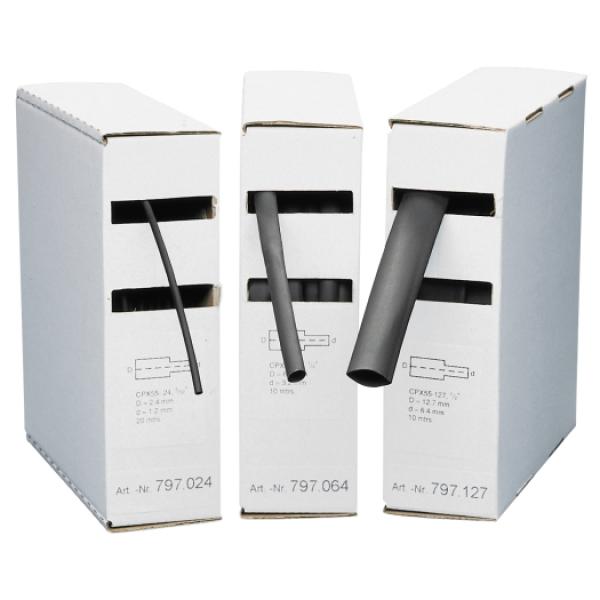 Schrumpfschlauch-Box 6,4 mm - Box 10 m