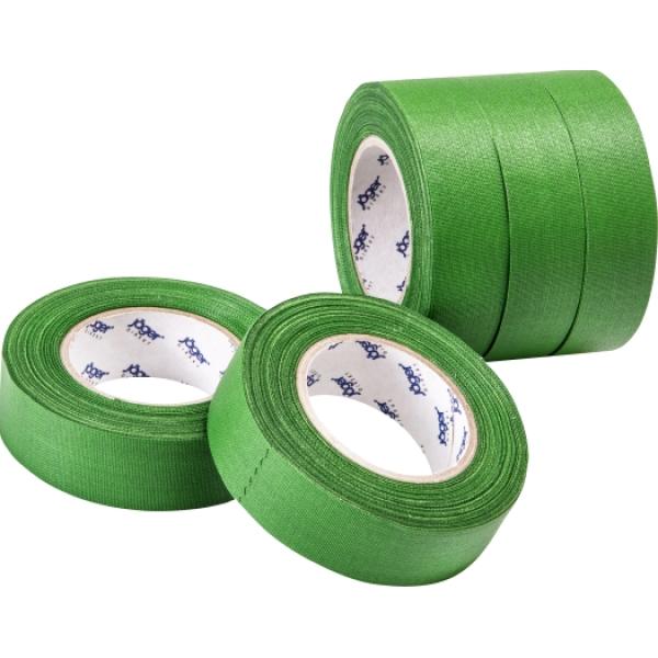 VDE / Gewebe-Klebeband Grün 10 m - 5er Set